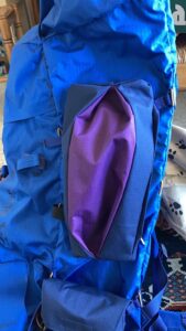 Poches Blue Ice - Soufflet ouvert